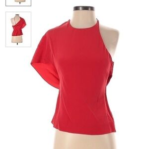 Cushnie size 6 silk blouse EUC. I have photos of two ways to wear it